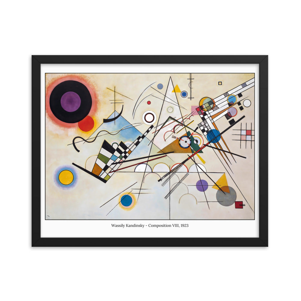 Kandinsky - Composition 8 Affiches, reproductions et œuvres graphiques Art Virtuoso M