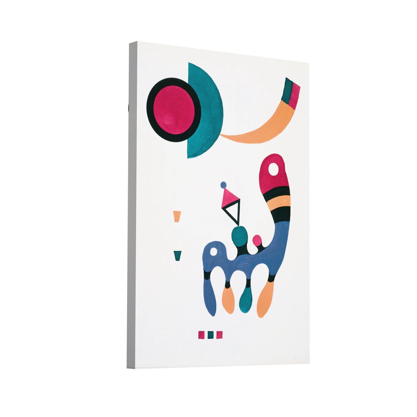 Product Hero 3D WebP Vassily Kandinsky - Composition 1944 - Rythme Géométrique - Art Virtuoso