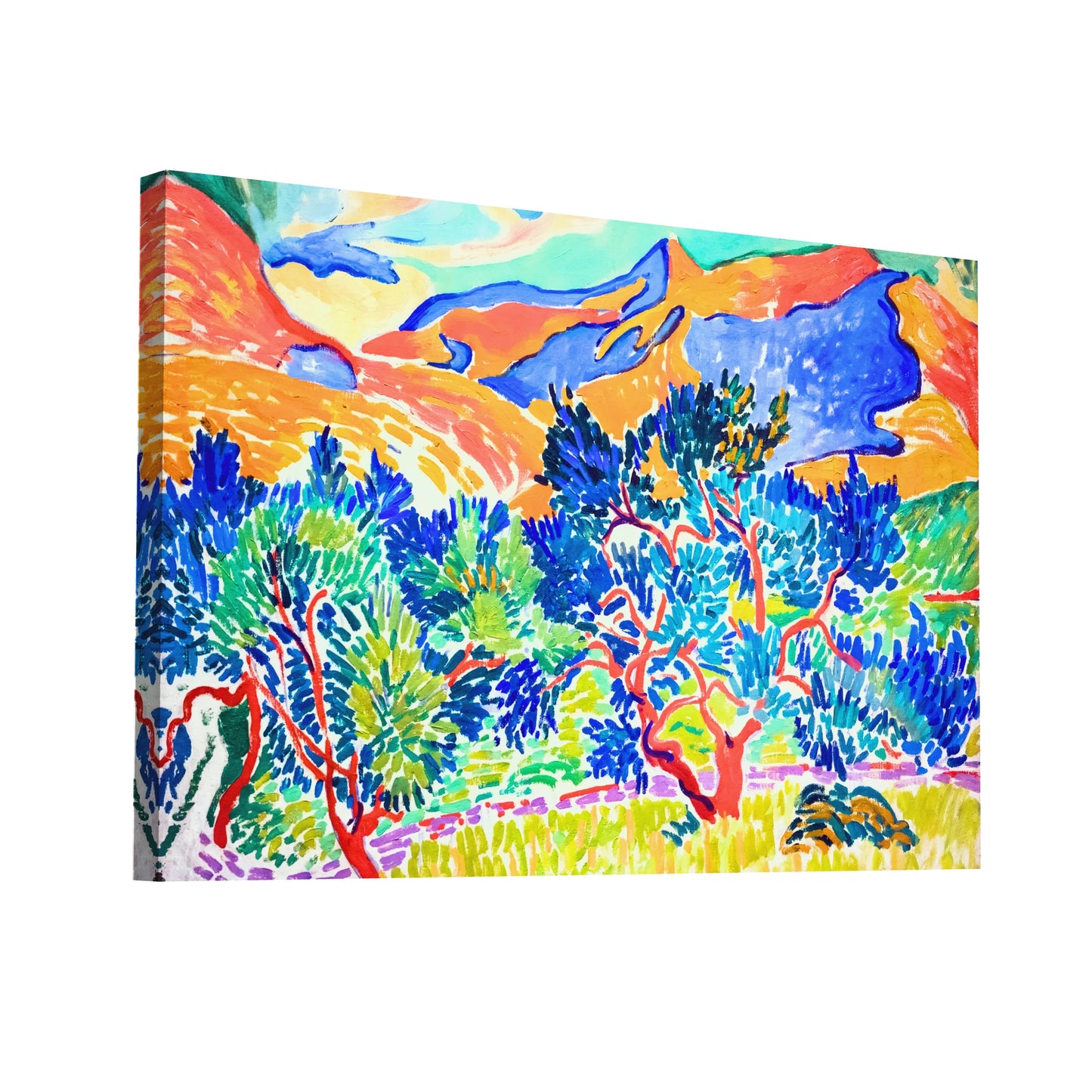 Product Hero 3D WebP Montagnes à Collioure - André Derain - Art Virtuoso