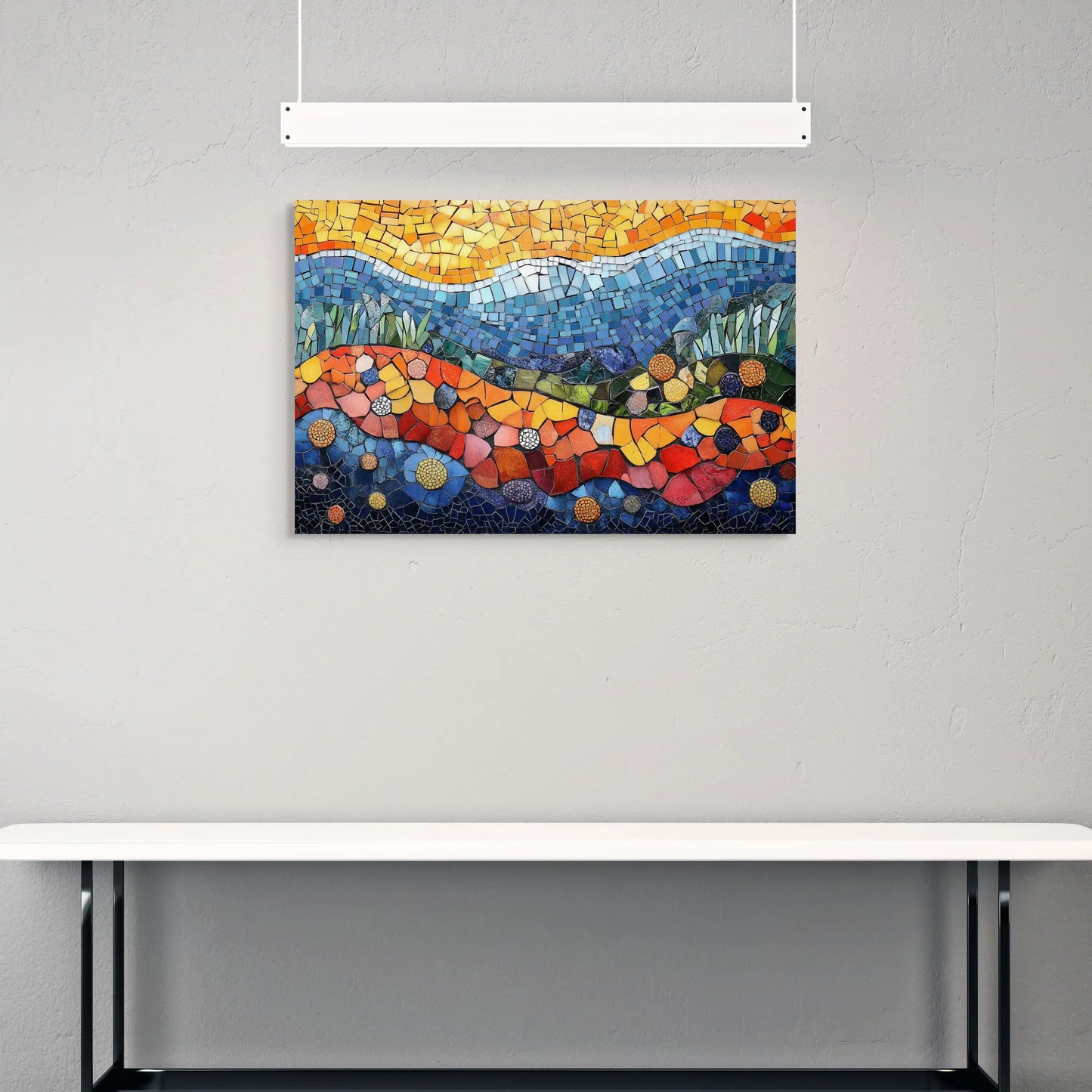 Mosaïque - Tableau Déco en Harmonie Affiches, reproductions et œuvres graphiques Art Virtuoso