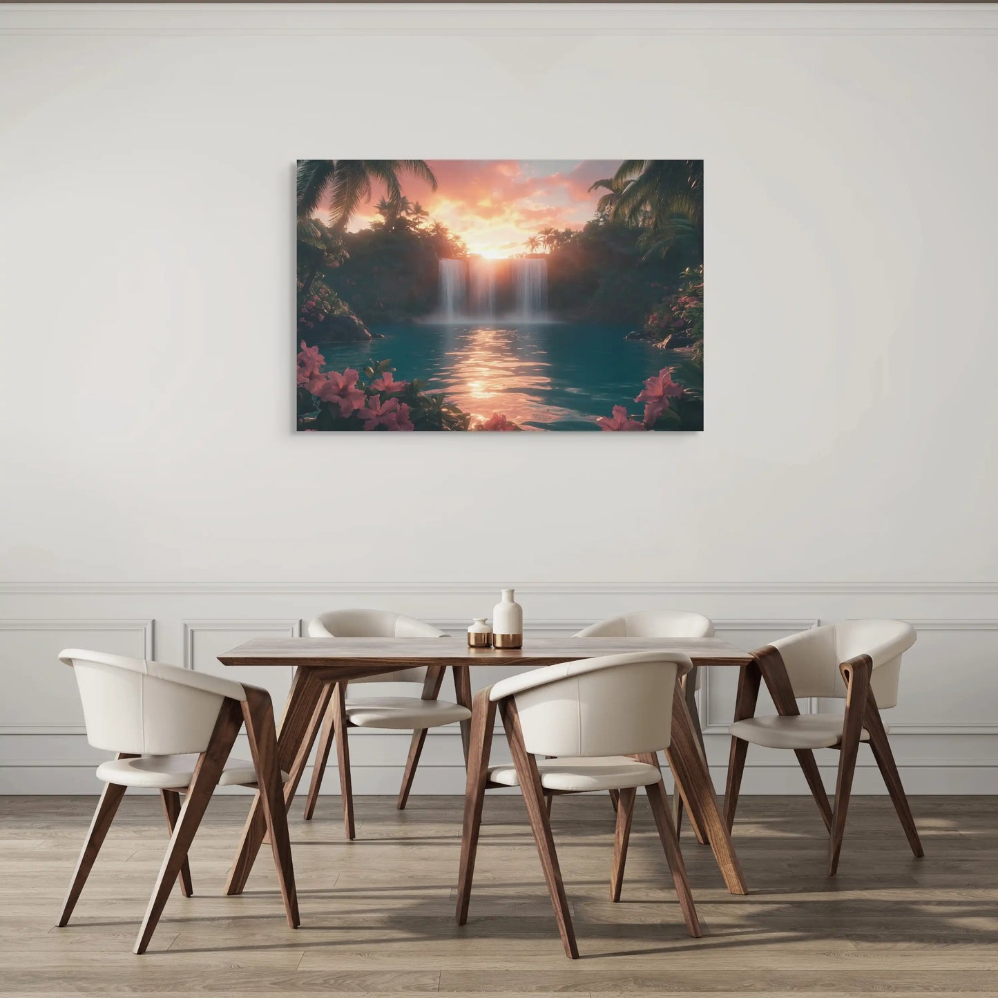 Peinture Paysage Paradisiaque Affiches, reproductions et œuvres graphiques Art Virtuoso
