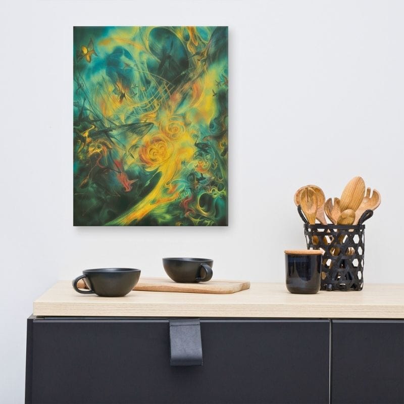 Peinture Abstraite Animaux - Empire du Vivant Art Virtuoso