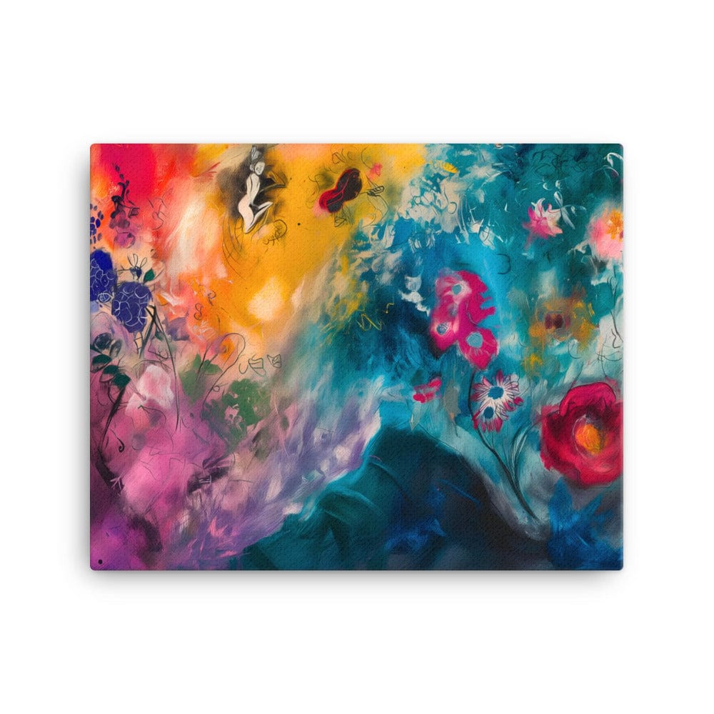 Peinture Abstraite Fleur - Essence de la Beauté Florale Art Virtuoso M