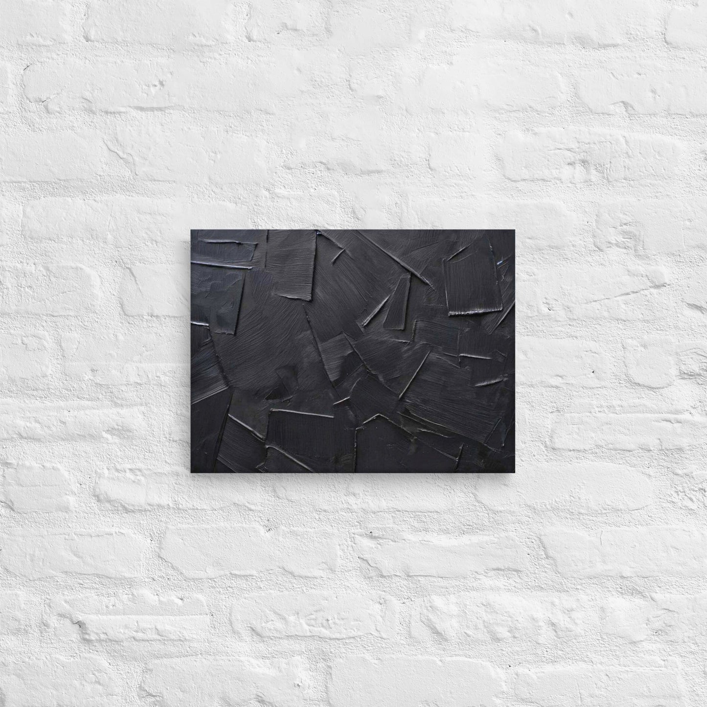 Peinture Abstraite sur Fond Noir - Énigme Nocturne Art Virtuoso