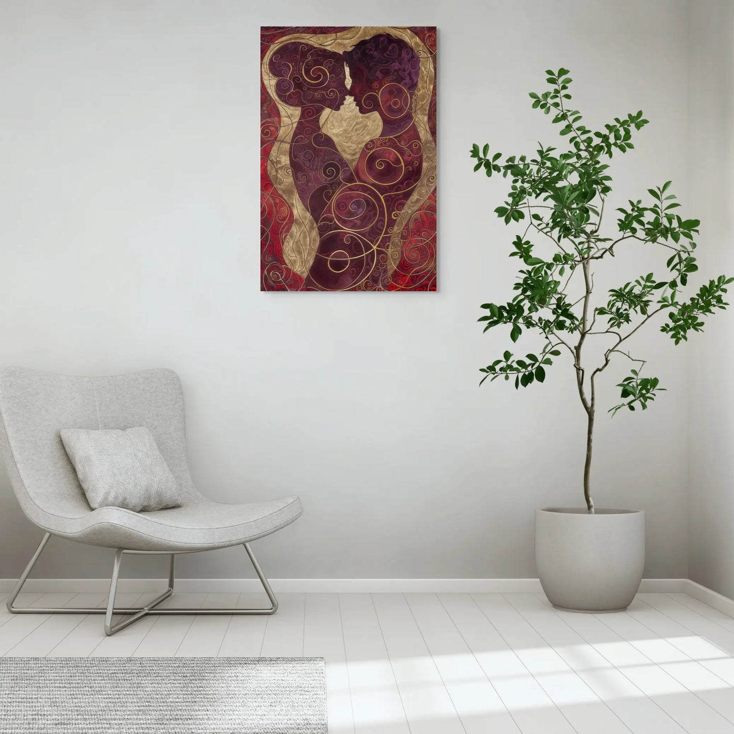 Peinture Amour Interdit - Roméo & Juliette Art Virtuoso