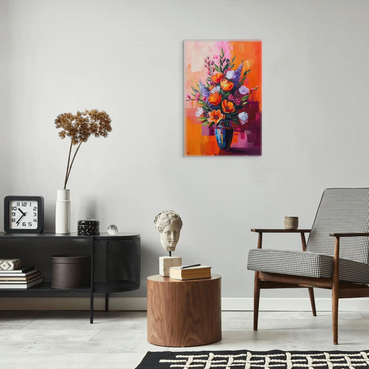 Peinture Bouquet de Fleurs Moderne Affiches, reproductions et œuvres graphiques Art Virtuoso