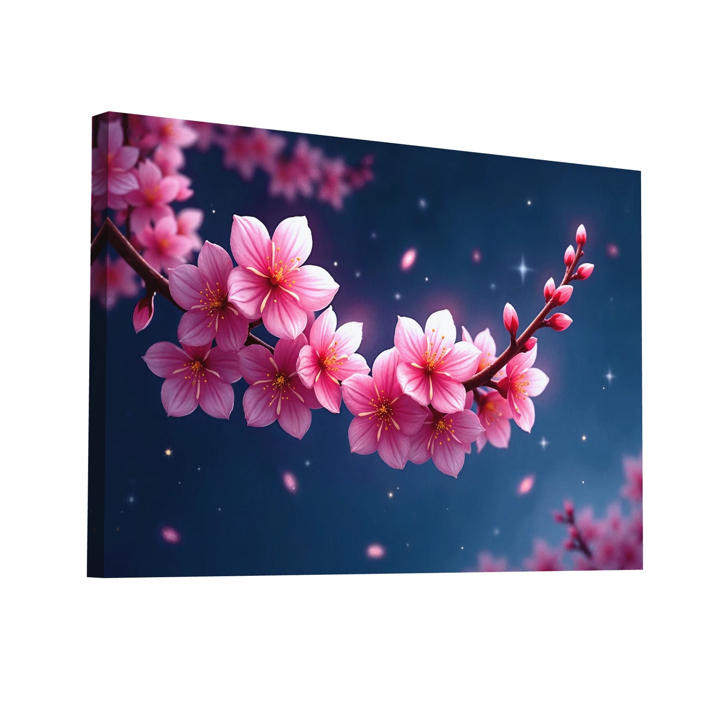 Product Hero 3D WebP Peinture Branche de Cerisier Japonais - Art Virtuoso