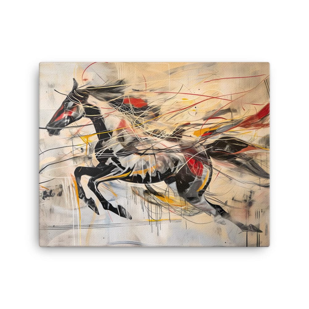 Peinture Cheval Abstrait – Voyage Artistique Contemporain Art Virtuoso M