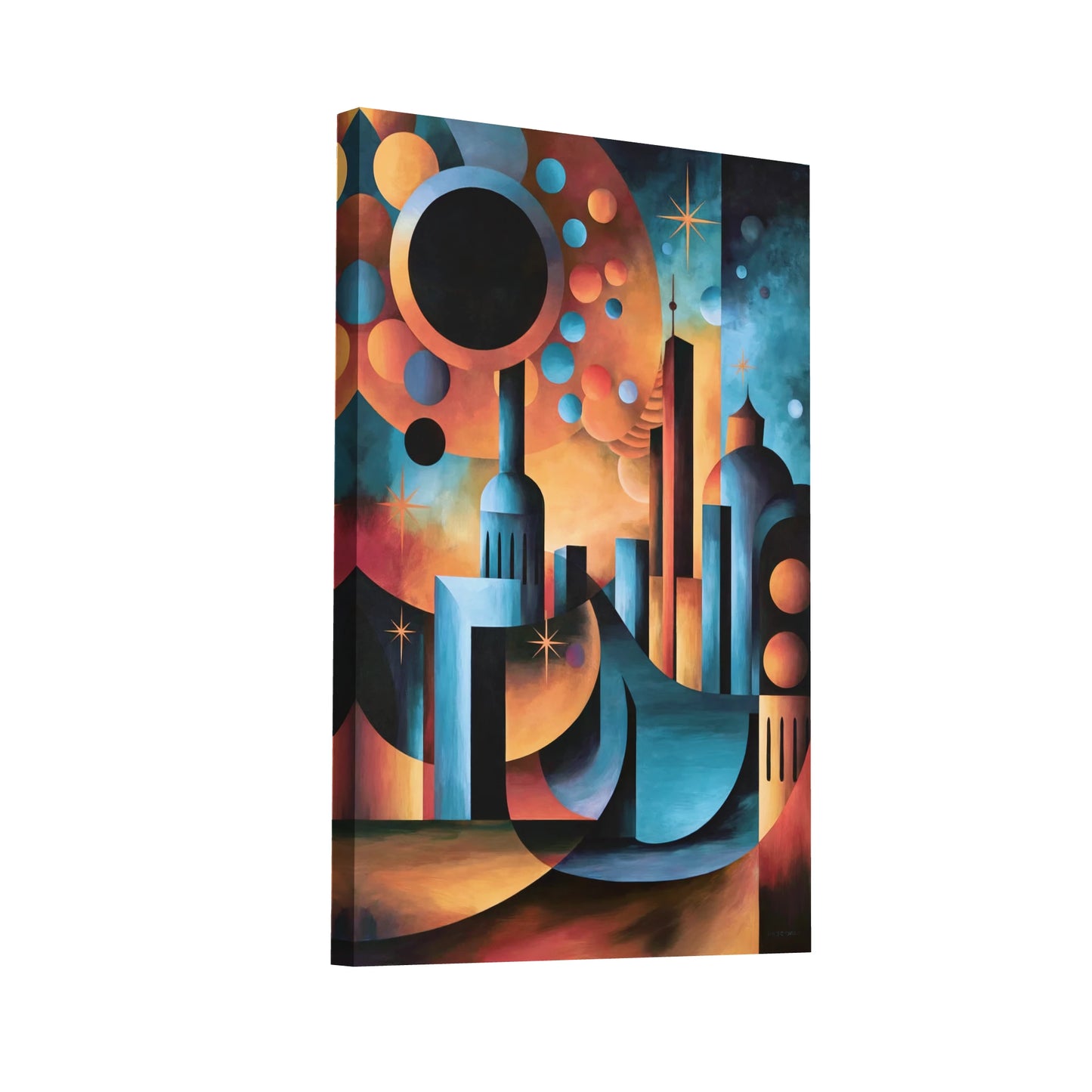 Product Hero 3D WebP Peinture Formes Géometriques - Art Virtuoso