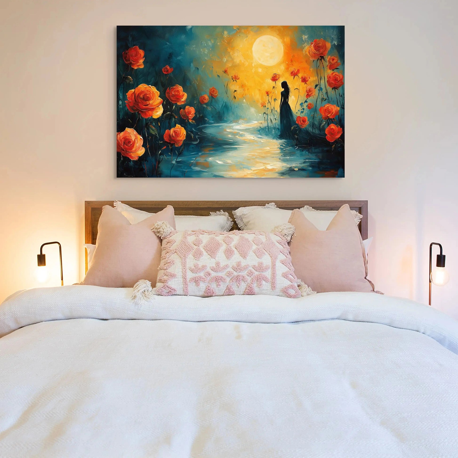 Peinture Lyrique Romantique - Jardin Secret Affiches, reproductions et œuvres graphiques Art Virtuoso