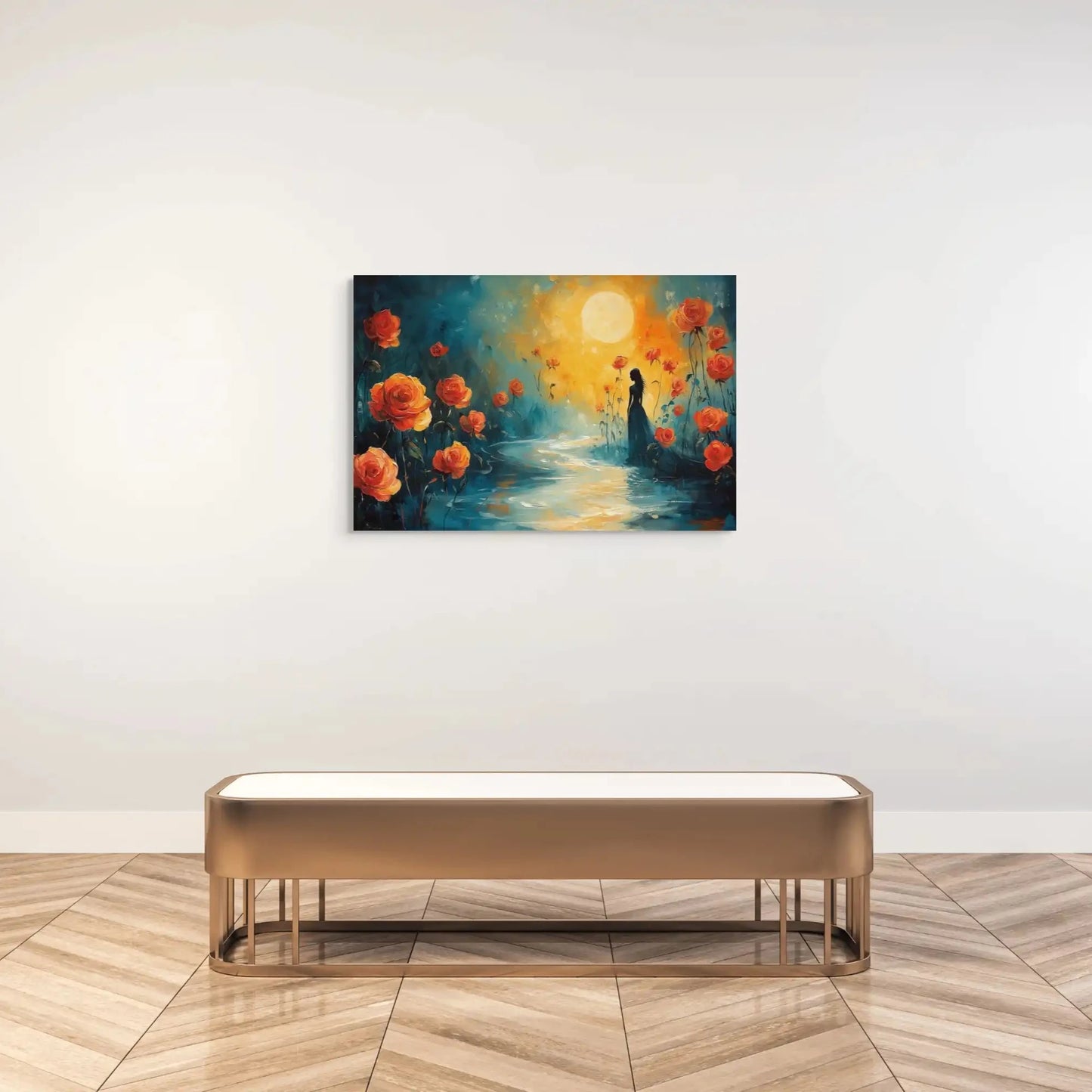 Peinture Lyrique Romantique - Jardin Secret Affiches, reproductions et œuvres graphiques Art Virtuoso