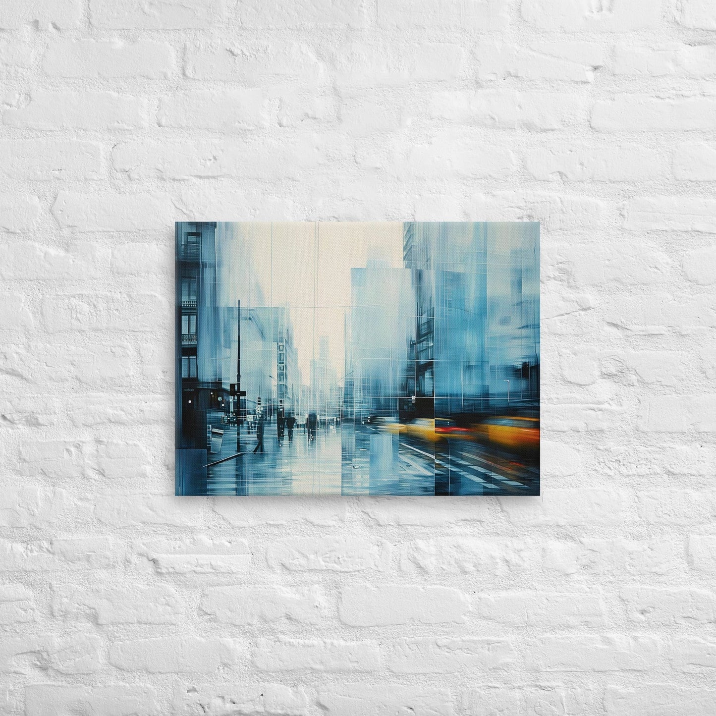 Peinture New York Abstrait - Ode à la Métropole Affiches, reproductions et œuvres graphiques Art Virtuoso