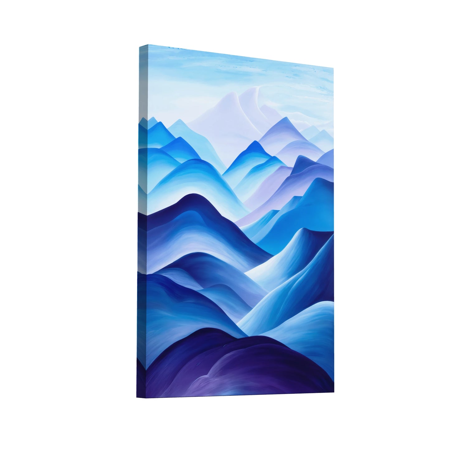 Product Hero 3D WebP Peinture Paysage Abstrait Montagne - Art Virtuoso