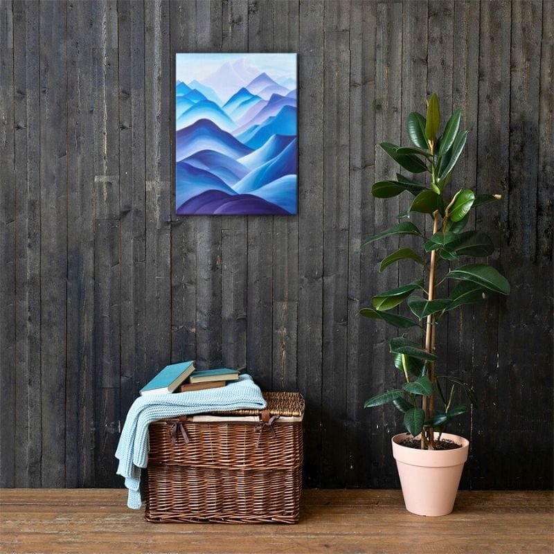 Peinture Paysage Abstrait Montagne Art Virtuoso