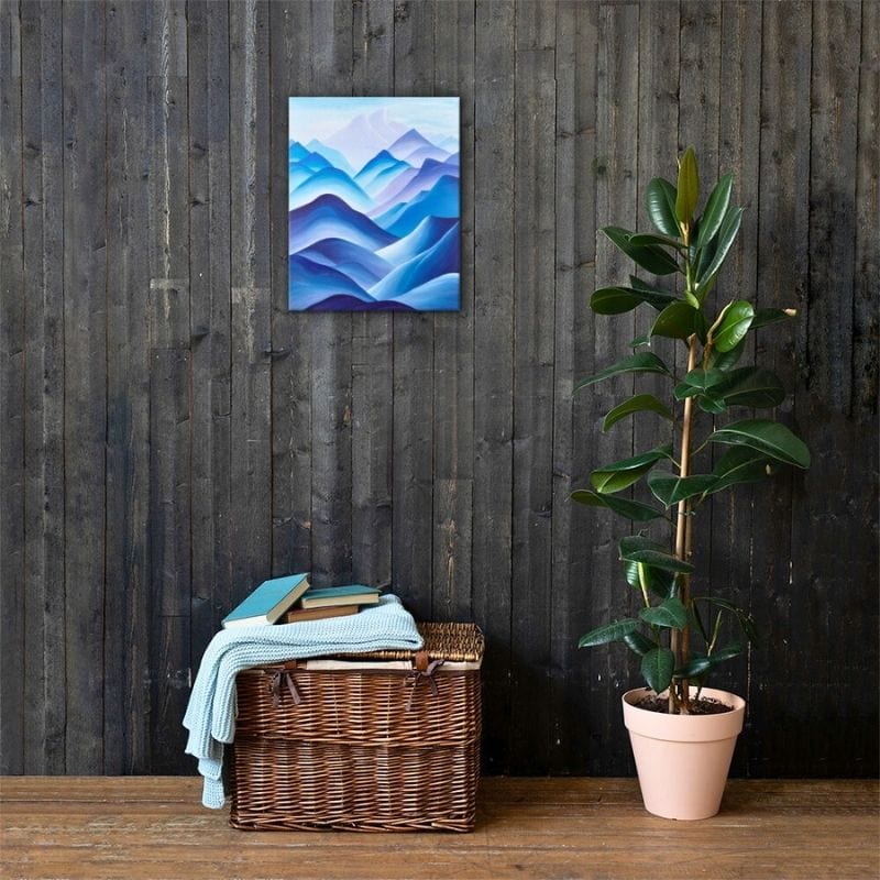 Peinture Paysage Abstrait Montagne Art Virtuoso