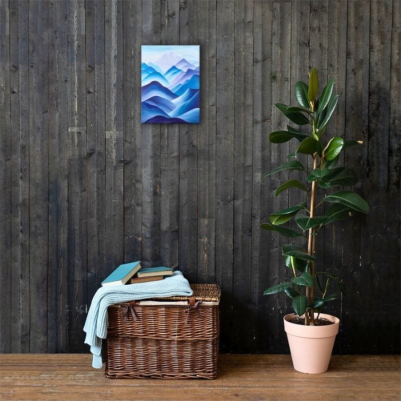 Peinture Paysage Abstrait Montagne Art Virtuoso