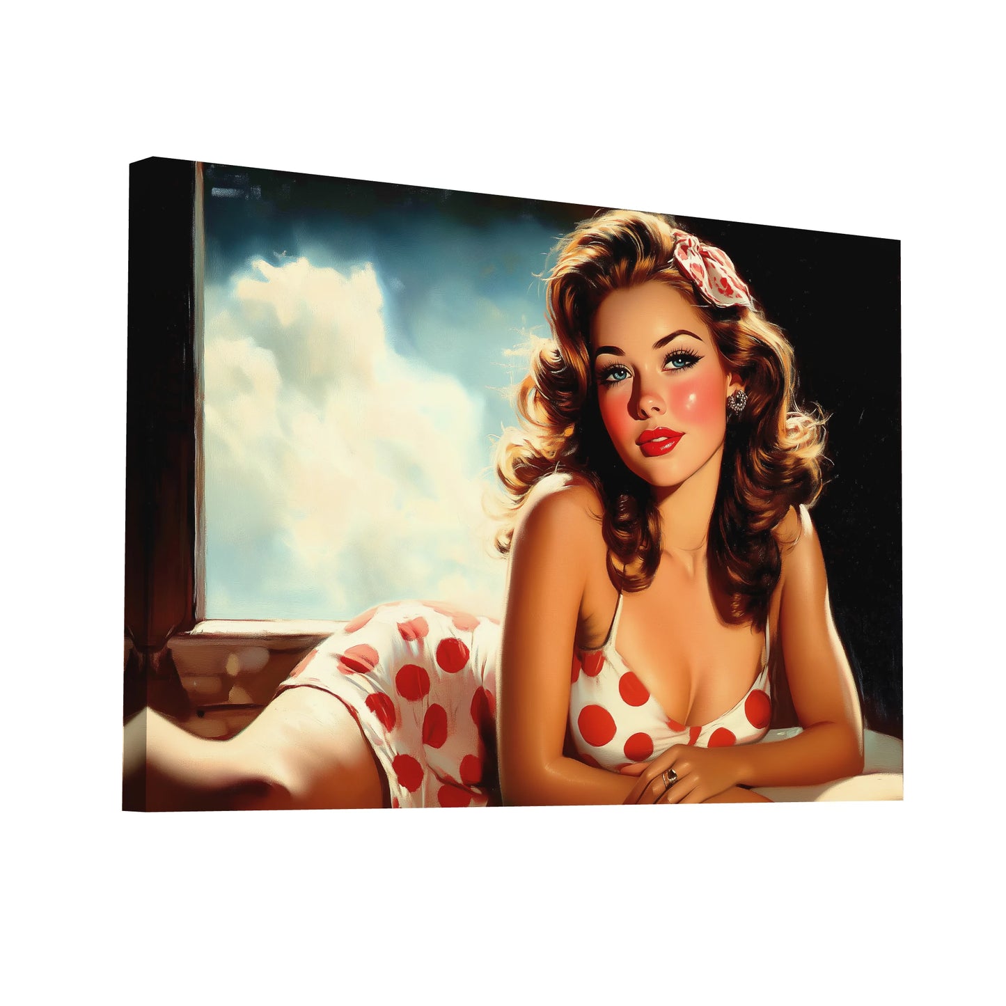 Product Hero 3D WebP Peinture Pin Up : Glamour Rétro - Art Virtuoso