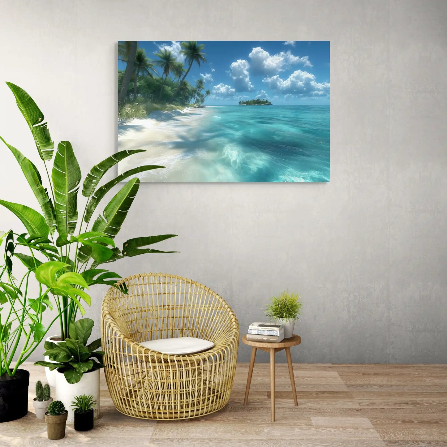 Peinture Plage Tropicale Affiches, reproductions et œuvres graphiques Art Virtuoso