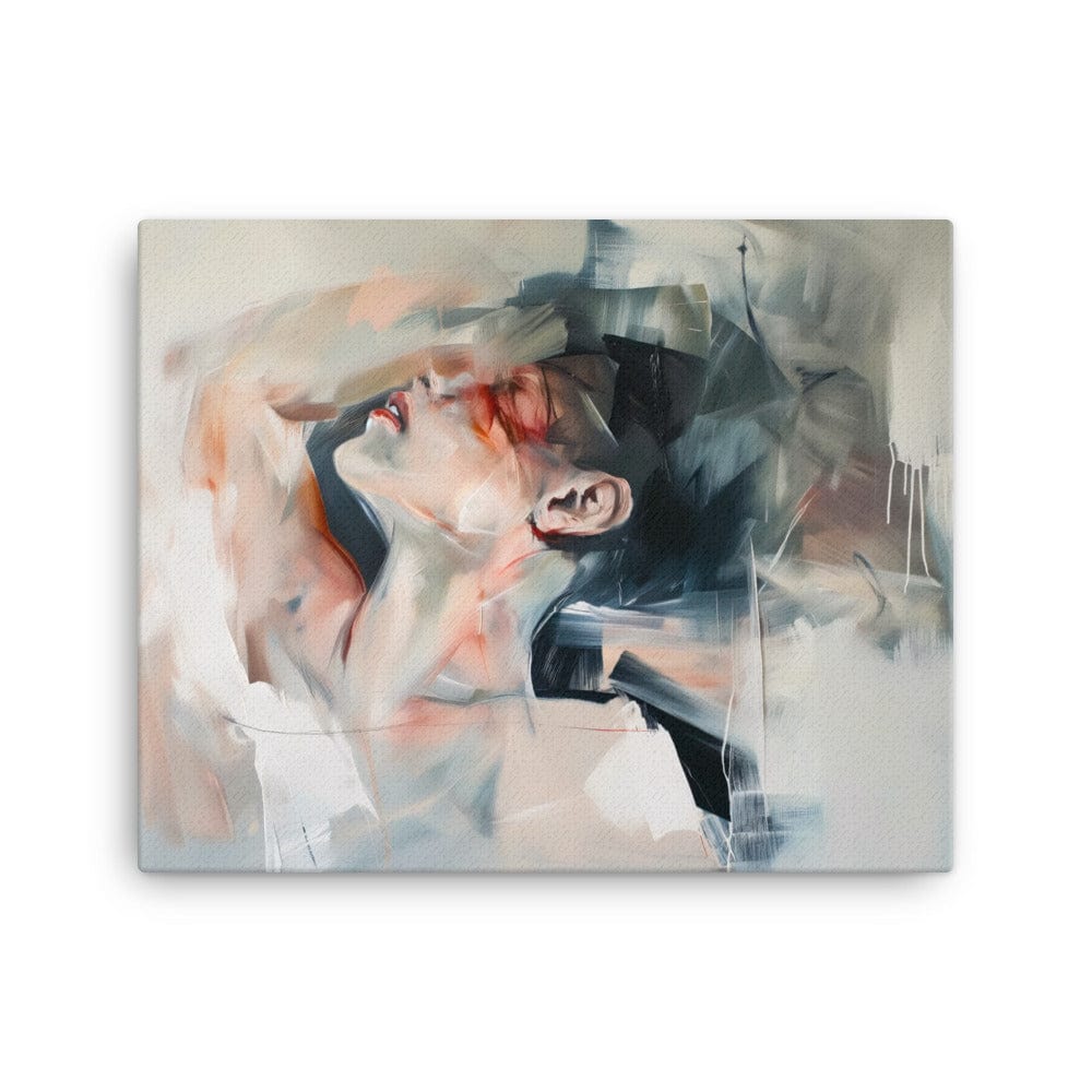 Peinture Portrait de Femme Abstrait - Ode à la Féminité Art Virtuoso M