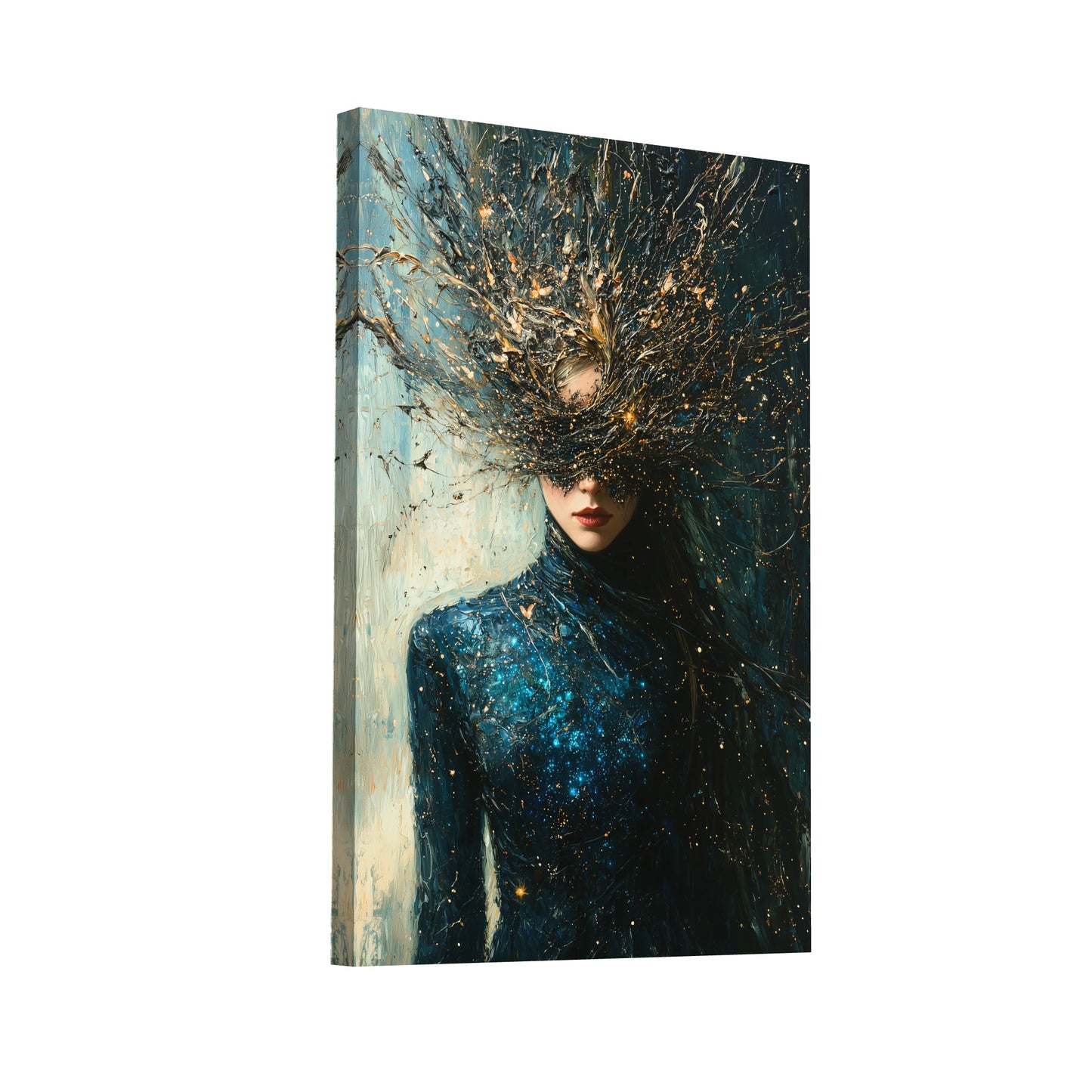 Product Hero 3D WebP Peinture Surréaliste - Femme Onirique - Art Virtuoso