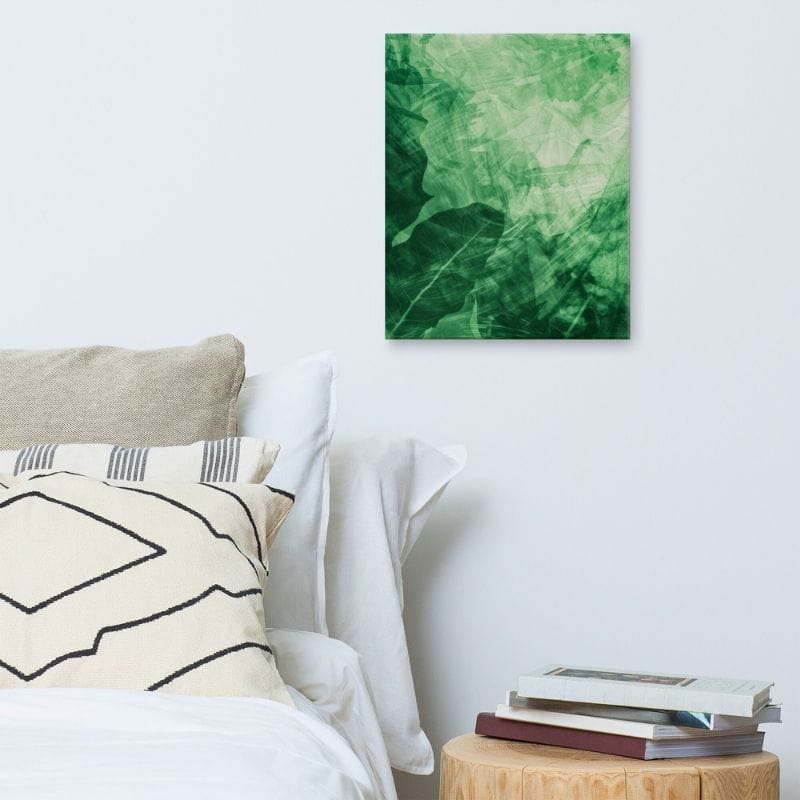 Peinture Tableau Vert - Soak Stain Art Virtuoso