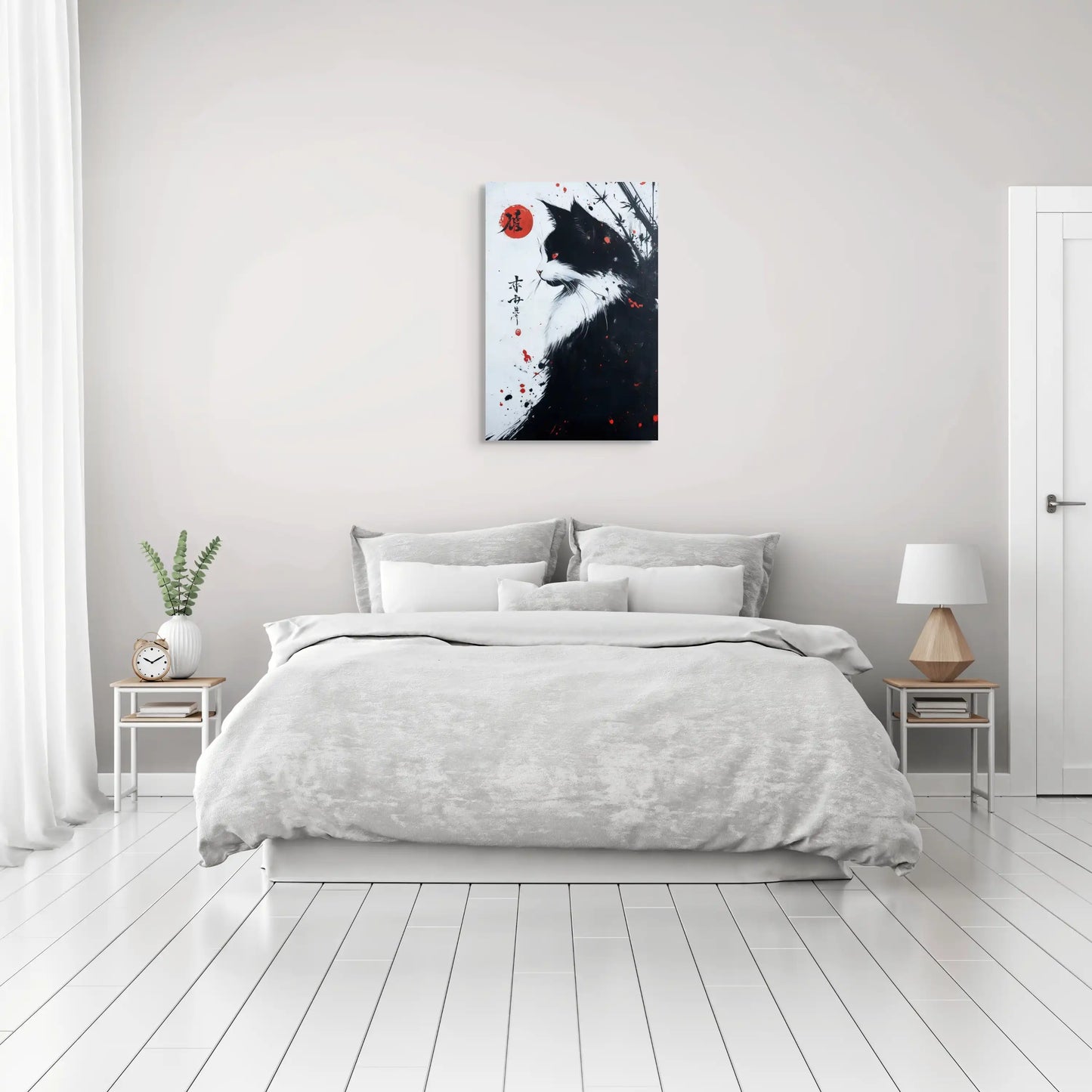 Tableau Peinture - Chat Japonais Affiches, reproductions et œuvres graphiques Art Virtuoso