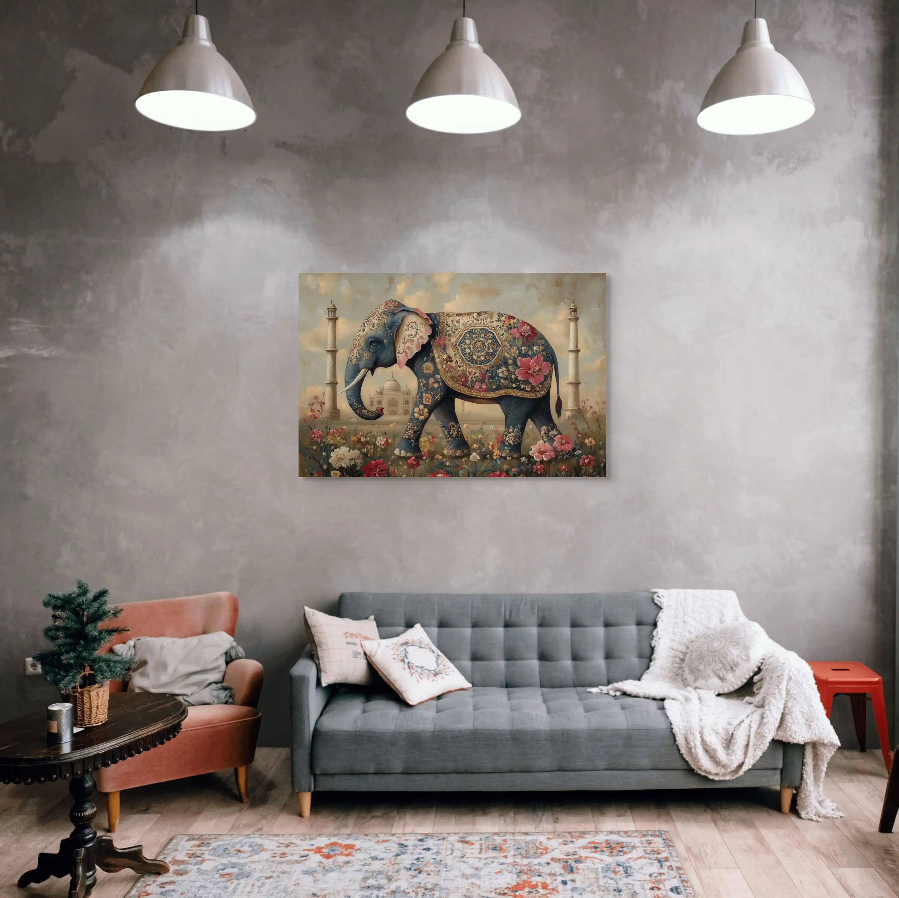 Poster Éléphant de Profil en Noir et Blanc - Décoration Murale Poster Éléphant de Profil en Noir et Blanc - Décoration Murale