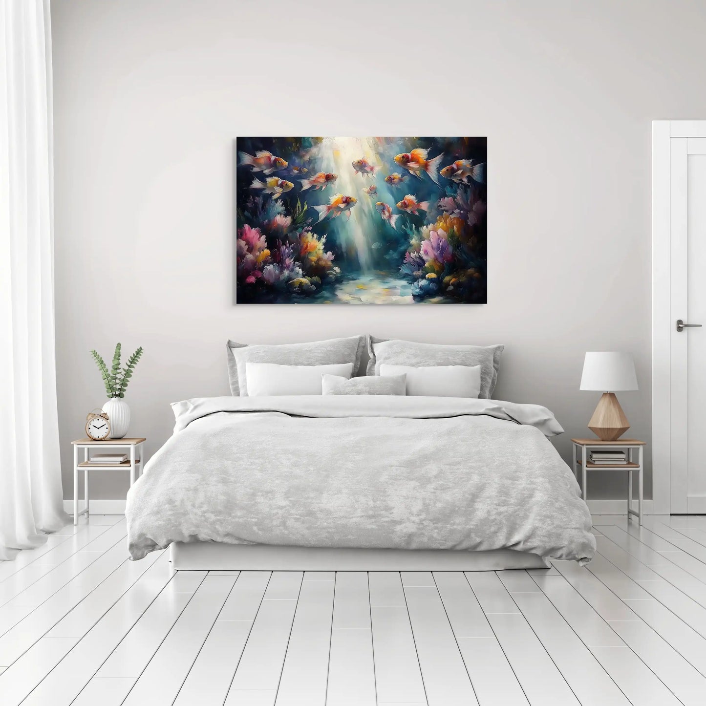 Peinture Poissons Exotiques - Voyage Aquatique Affiches, reproductions et œuvres graphiques Art Virtuoso