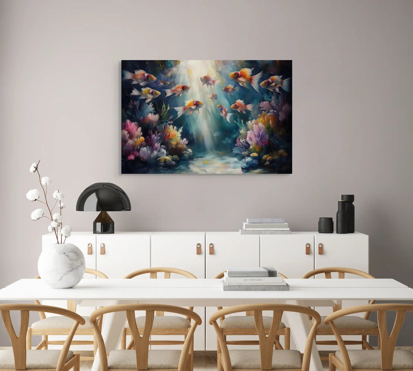 Peinture Poissons Exotiques - Voyage Aquatique Affiches, reproductions et œuvres graphiques Art Virtuoso