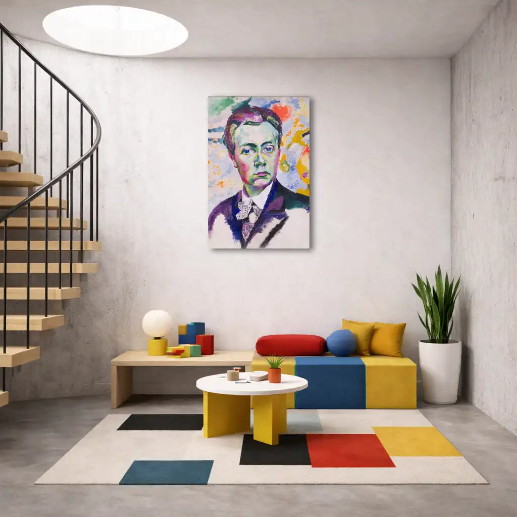 Robert Delaunay – Selbstporträt – Kunstdruck