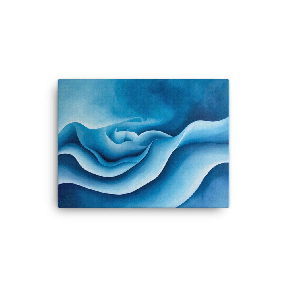 Tableau Abstrait Bleu - Oasis de Tranquillité  Art Virtuoso S