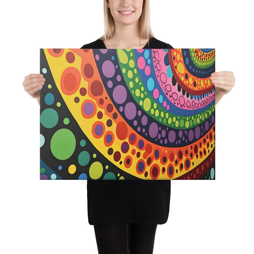 Tableau Abstrait Coloré - La Spirale Art Virtuoso