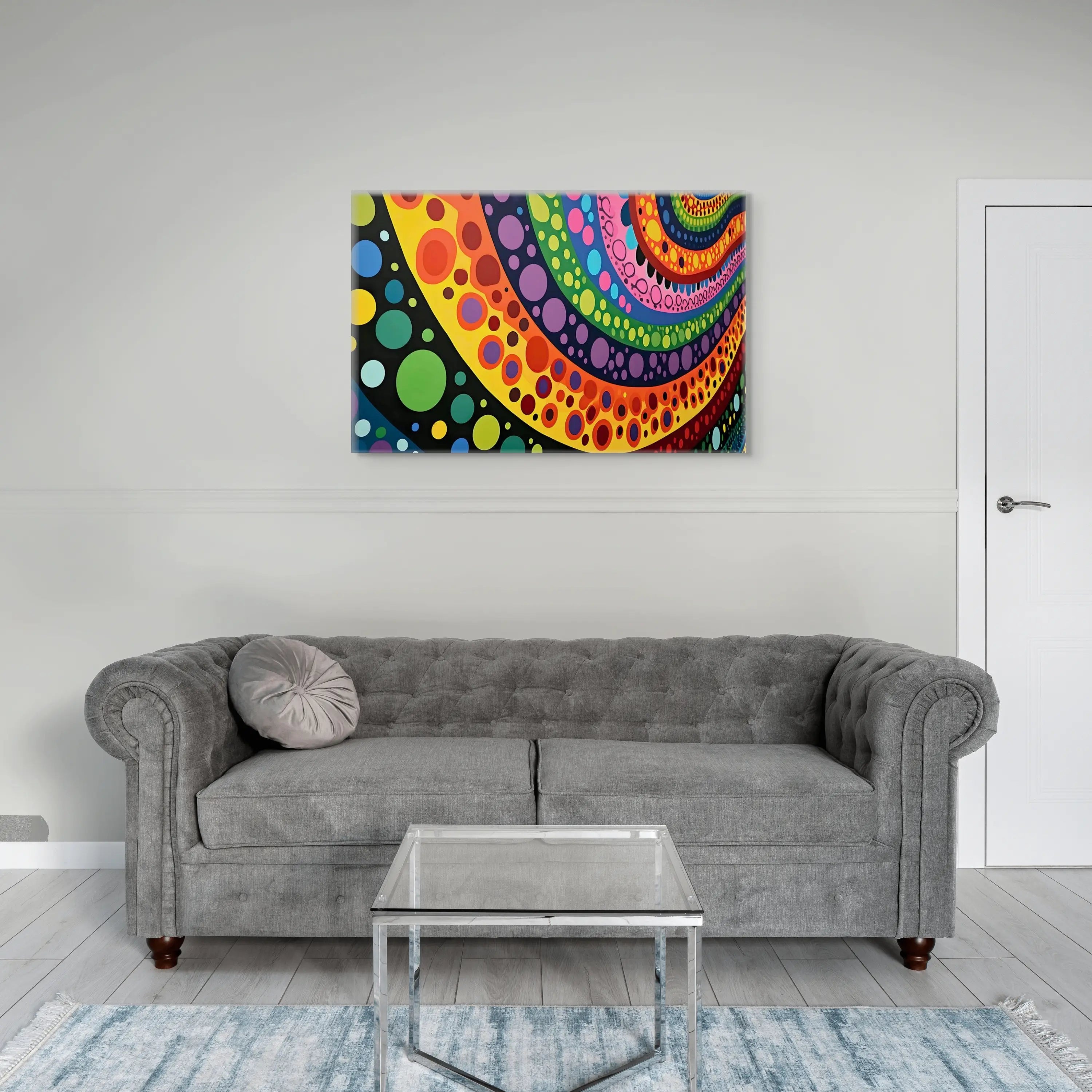 Tableau Abstrait Coloré — La Spirale | Art Virtuoso