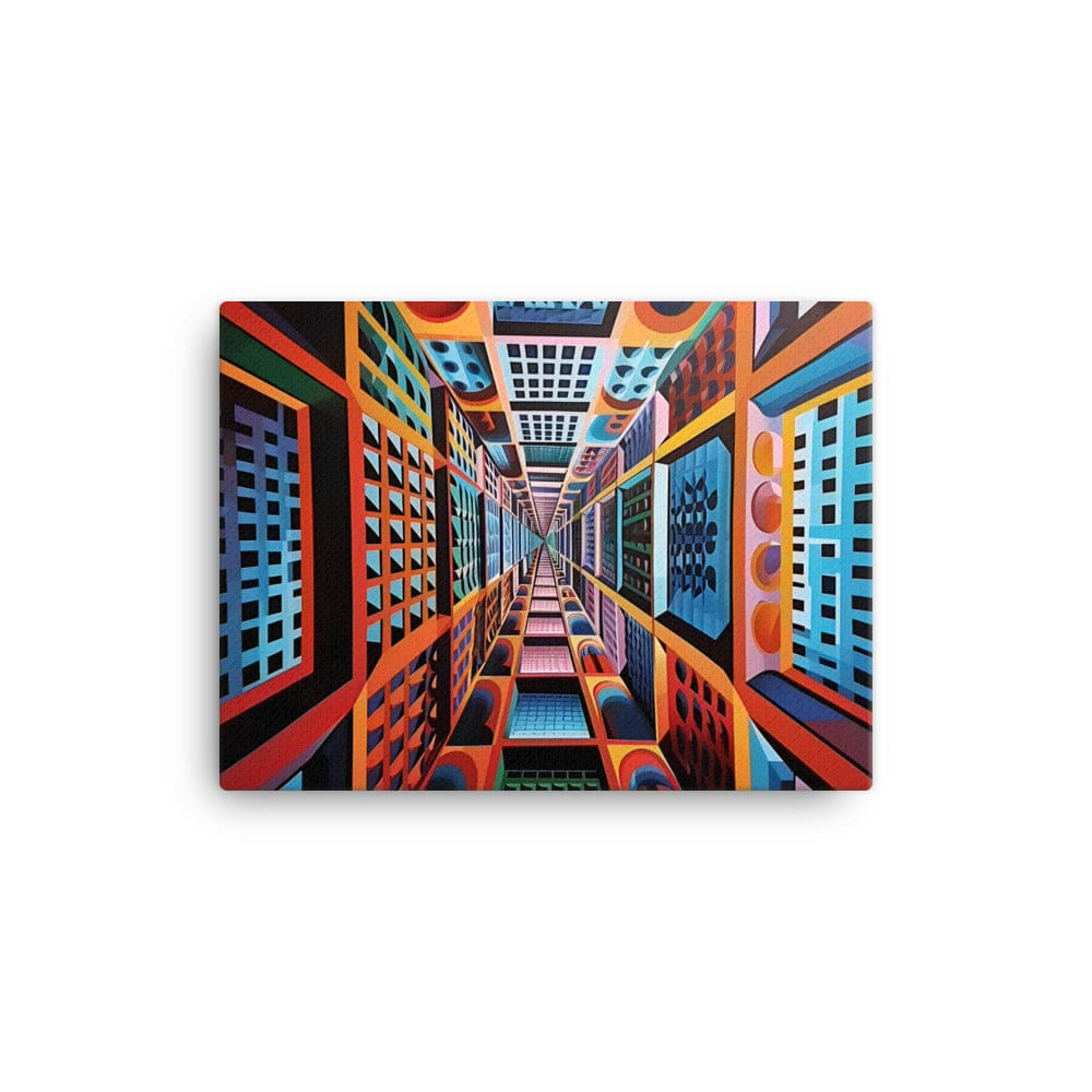 Tableau Abstrait Forme Géométrique - Op Art Art Virtuoso S