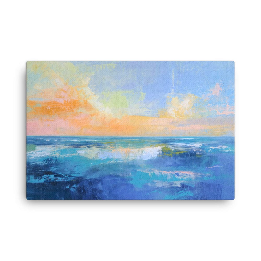 Tableau Abstrait - Mer sous Ciel ensoleillé Art Virtuoso XL