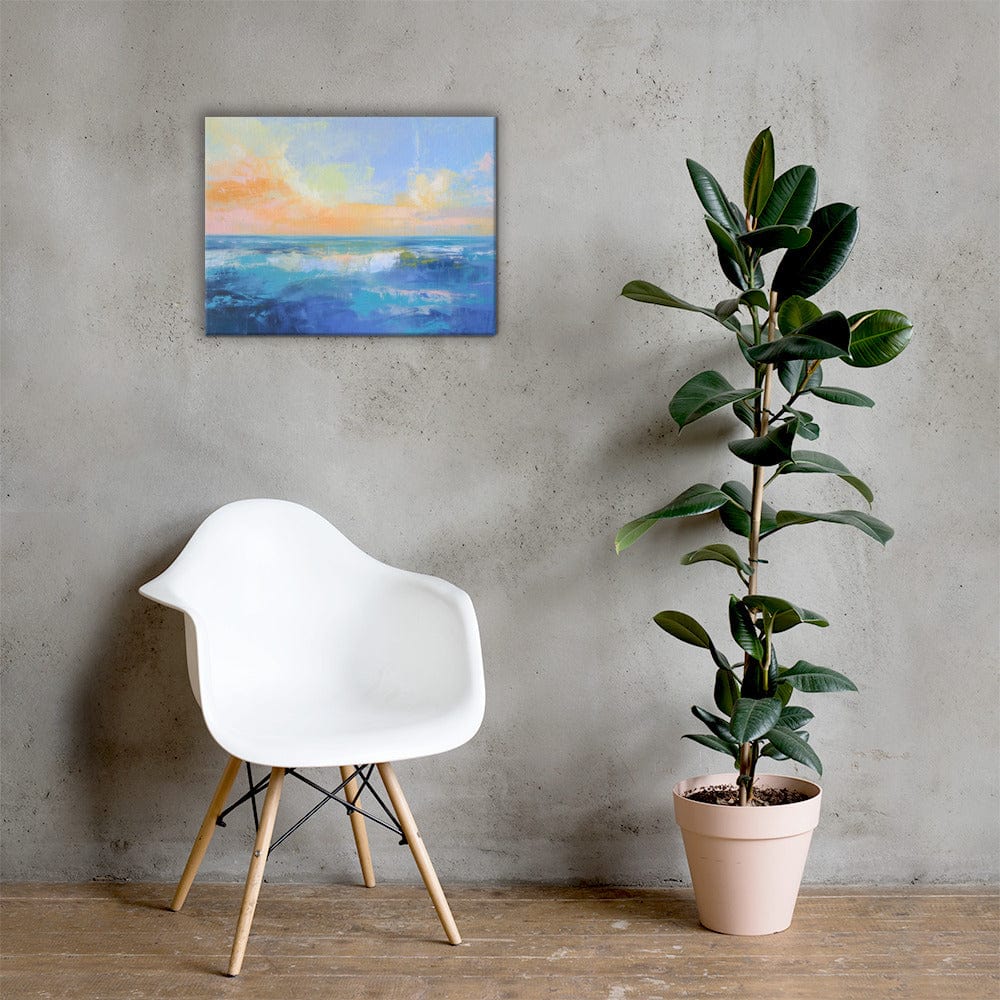 Tableau Abstrait - Mer sous Ciel ensoleillé Art Virtuoso