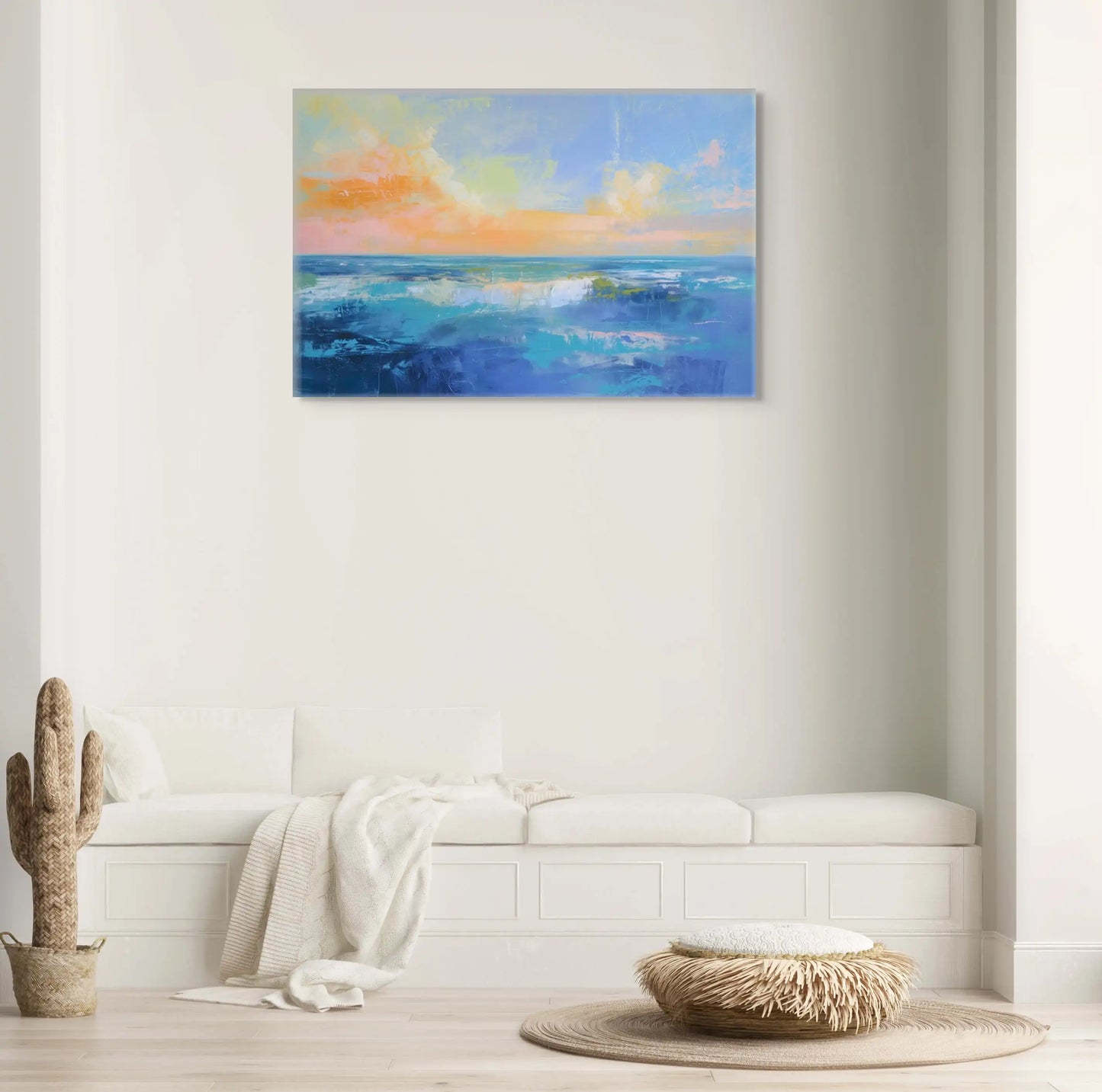 Tableau Abstrait - Mer sous Ciel ensoleillé Art Virtuoso