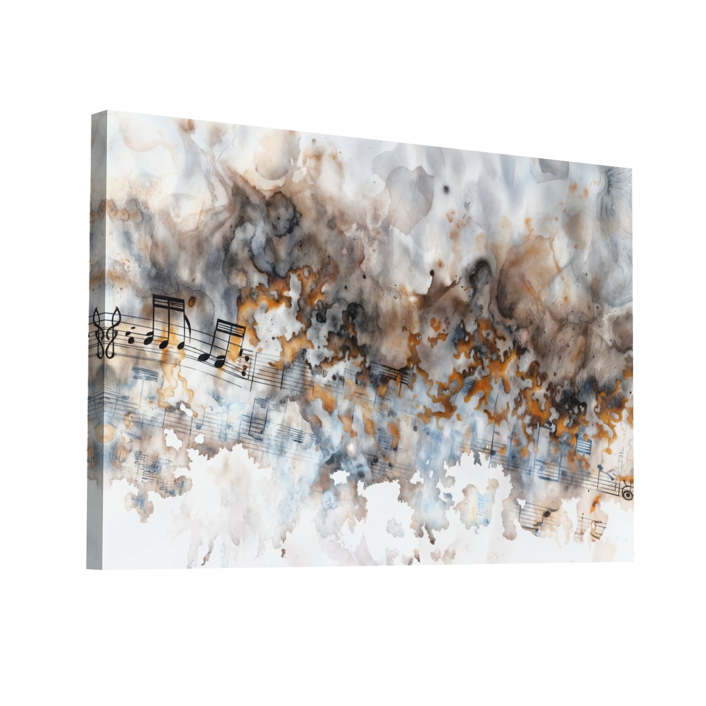 Product Hero 3D WebP Tableau Abstrait Piano - Symphonie - Art Virtuoso