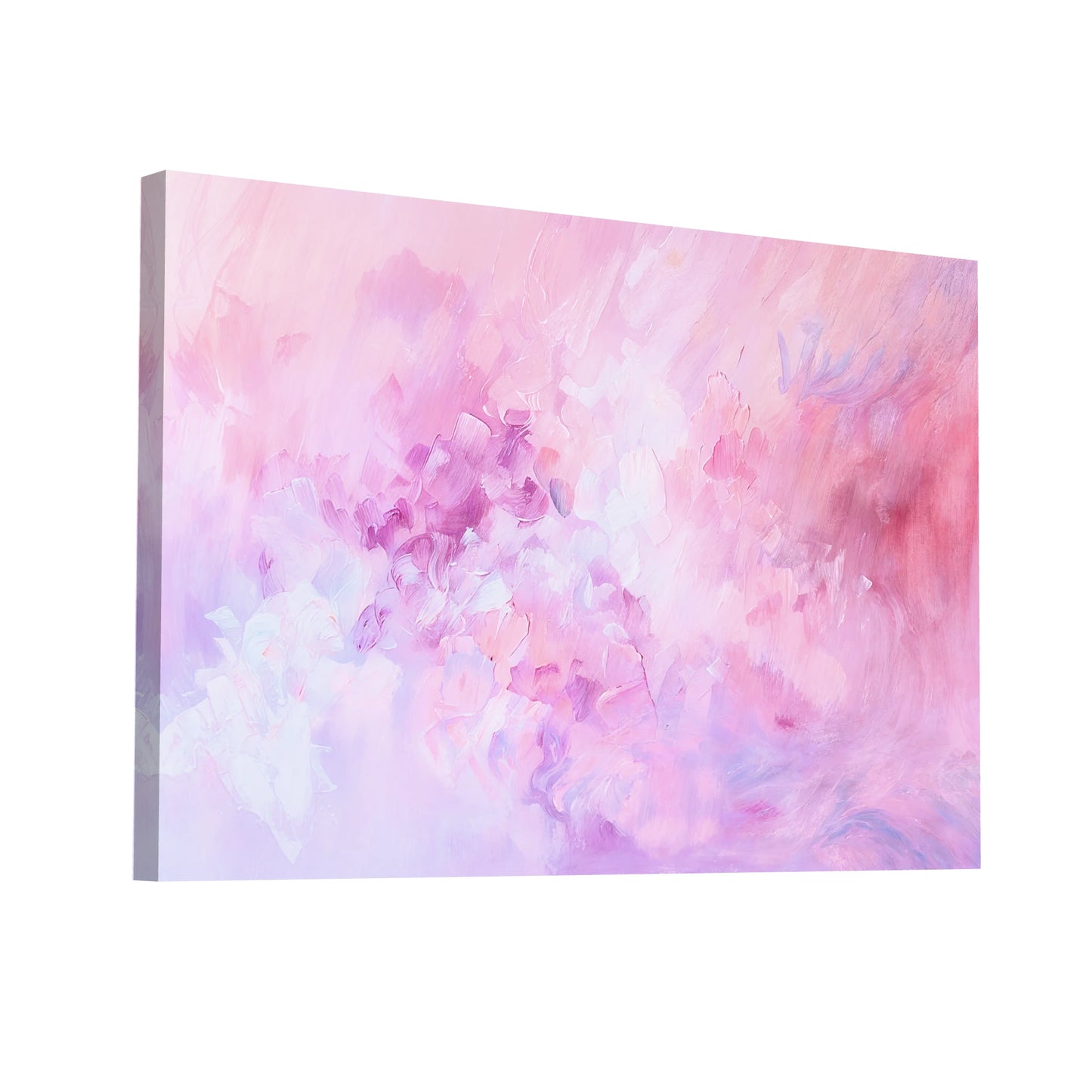 Product Hero 3D WebP Tableau Abstrait Rose - Art Virtuoso