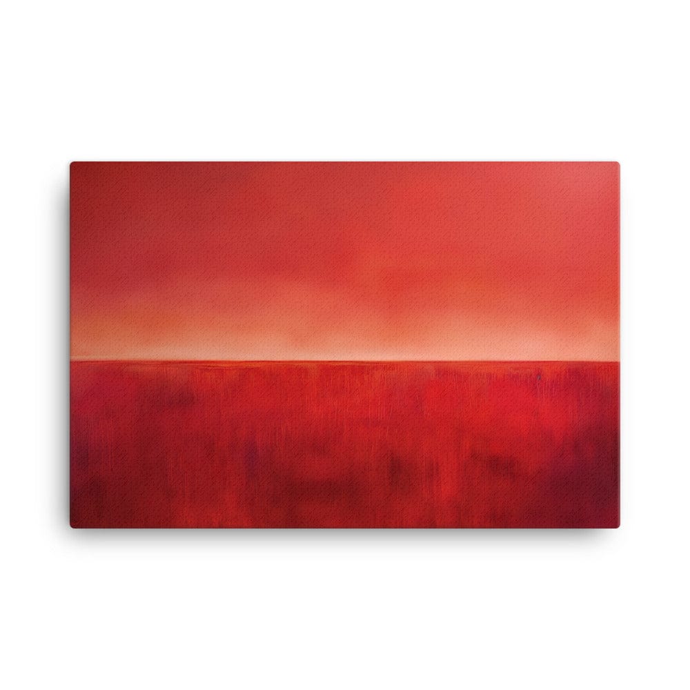 Tableau Abstrait Rouge - Passion Lointaine Art Virtuoso XL