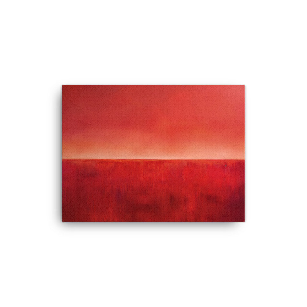 Tableau Abstrait Rouge - Passion Lointaine Art Virtuoso S