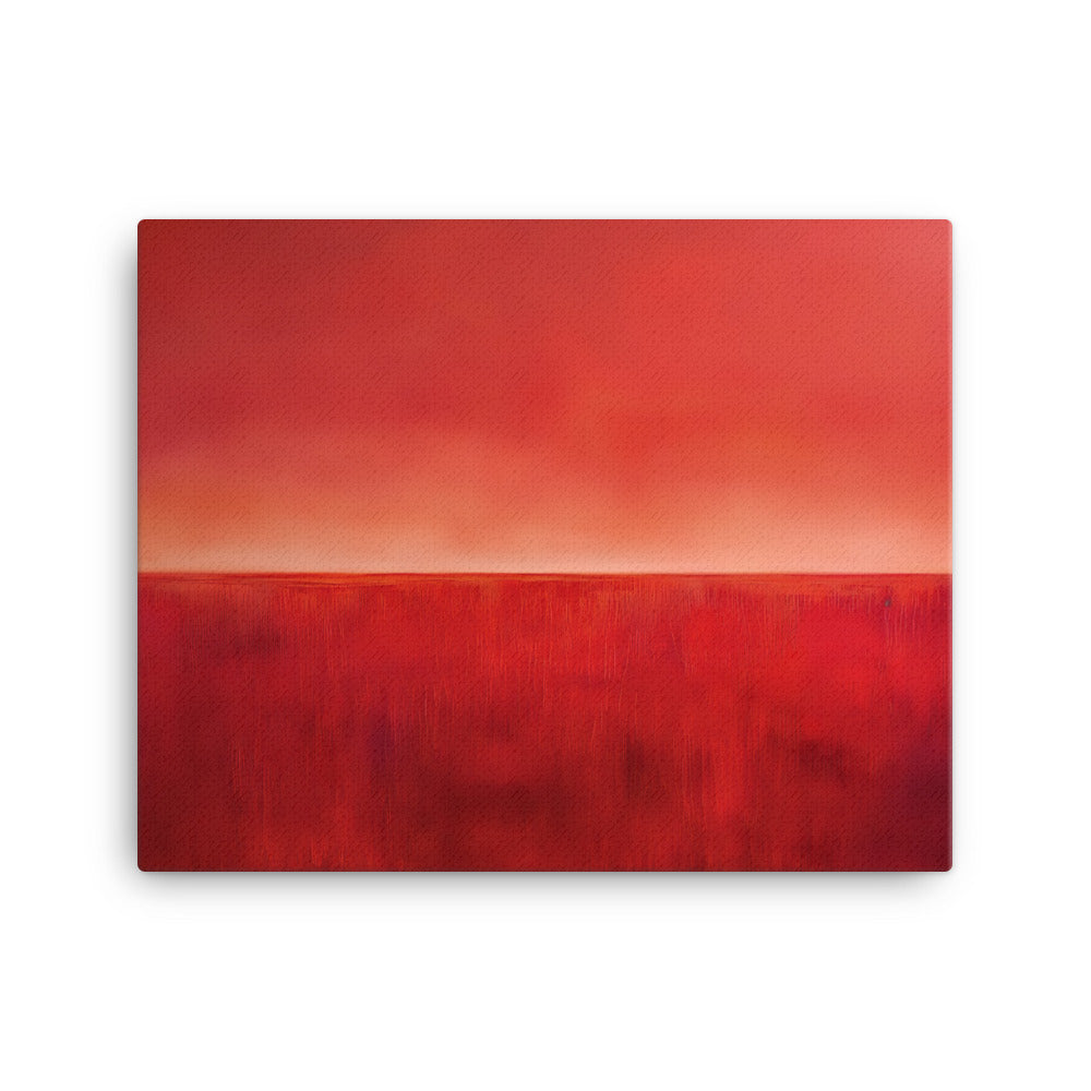 Tableau Abstrait Rouge - Passion Lointaine Art Virtuoso M