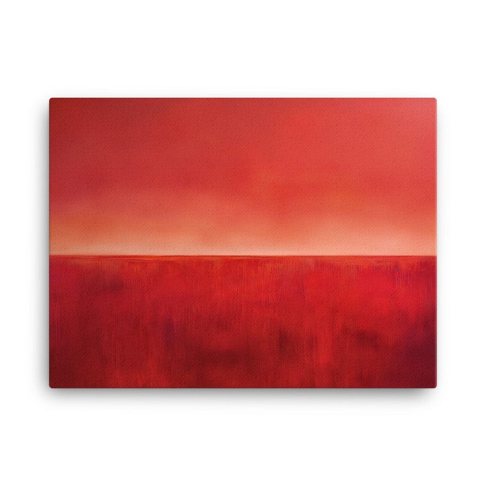 Tableau Abstrait Rouge - Passion Lointaine Art Virtuoso L