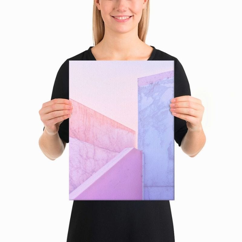Tableau Abstrait Vertical Pastel Art Virtuoso