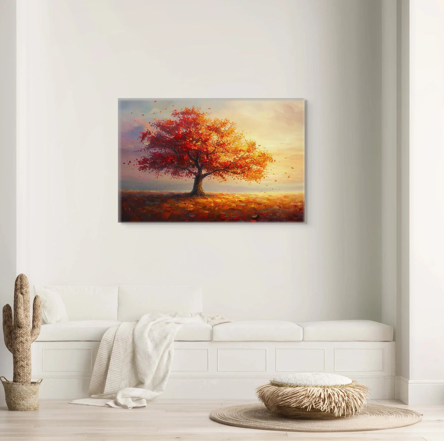Tableau Arbre - Automne Rougeoyant Affiches, reproductions et œuvres graphiques Art Virtuoso