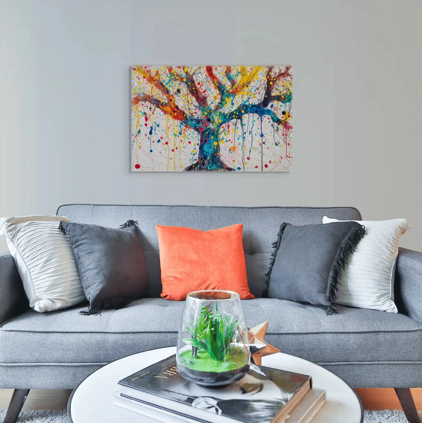 Tableau Arbre de Vie Coloré Art Virtuoso