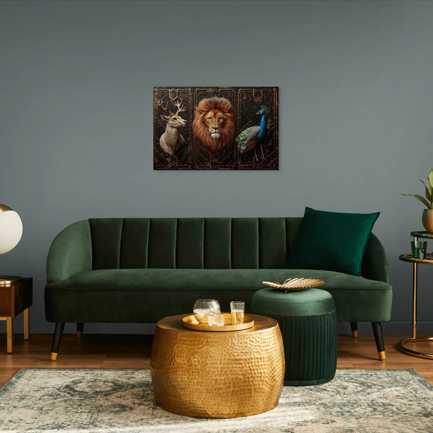 Tableau Art Deco Animaux Affiches, reproductions et œuvres graphiques Art Virtuoso