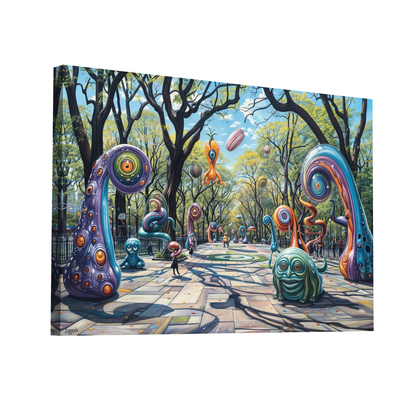 Product Hero 3D WebP Tableau Artiste Street Art - Art Virtuoso