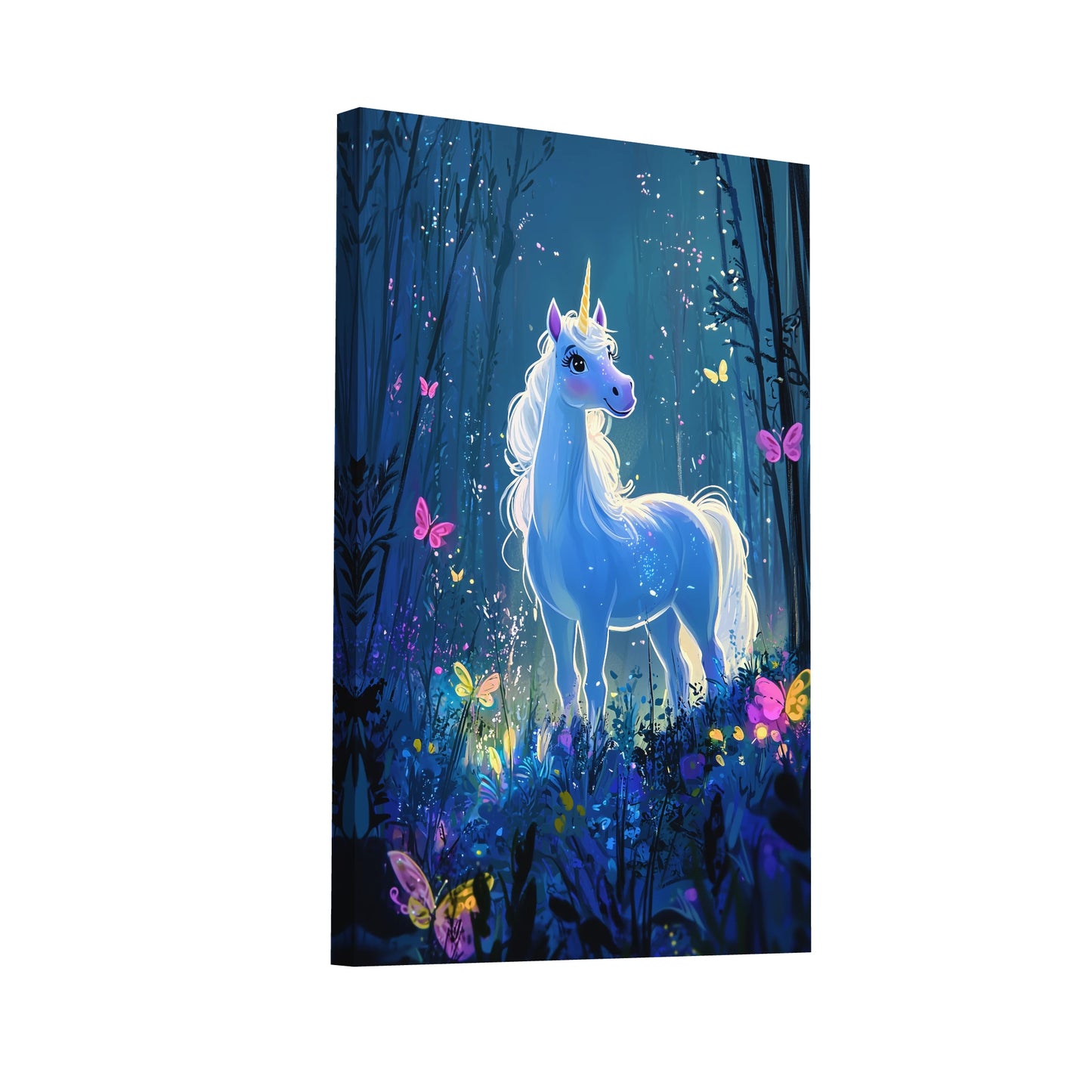Product Hero 3D WebP Tableau Avec Licorne - Art Virtuoso