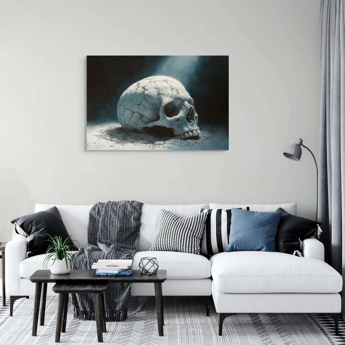 Tableau avec Tête de Mort Affiches, reproductions et œuvres graphiques Art Virtuoso